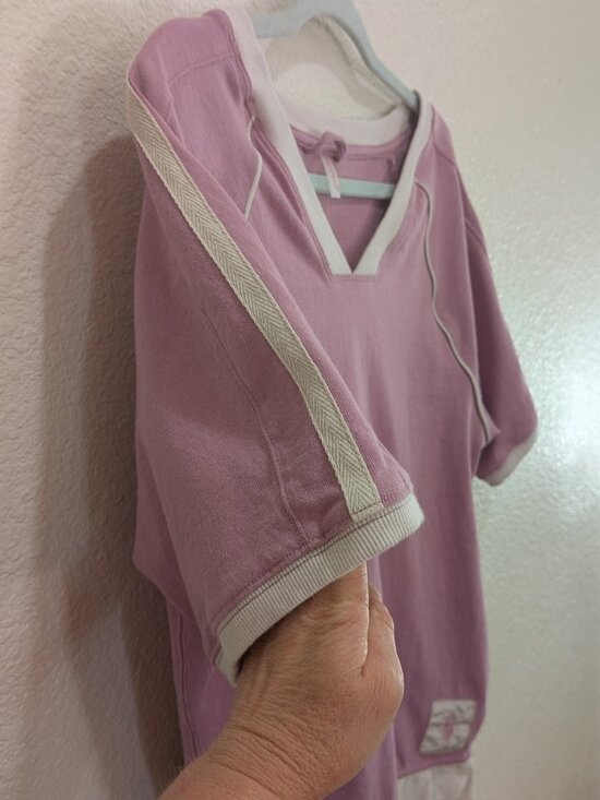 Free People Movement Baseline Tee Womens XS Oversized Relaxed Fit Athletic Pink - Picture 5 of 12